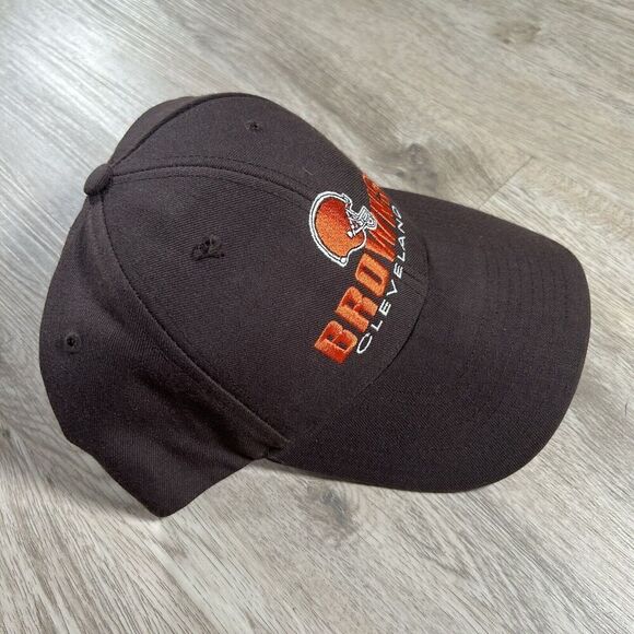 Vintage Cleveland Browns Hat‎ Snapback NFL Football Twins Enterprise Brown Cap - Picture 9 of 9